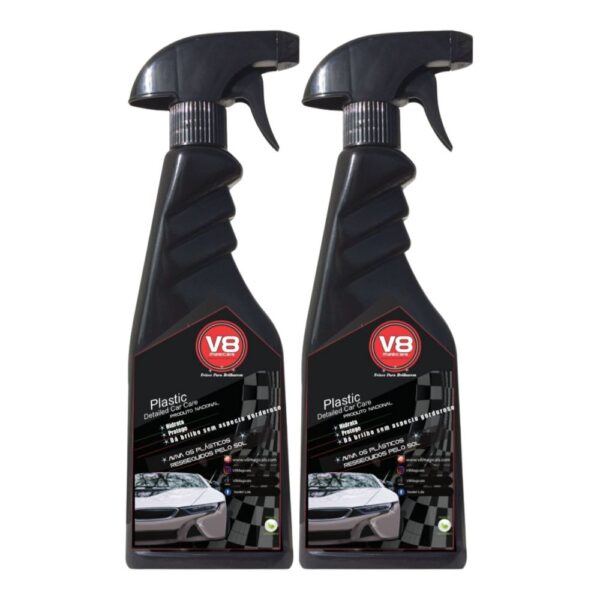 V8 Plastic Pack 2 + Oferta Embalagem V8 Limpa Vidros 500ml